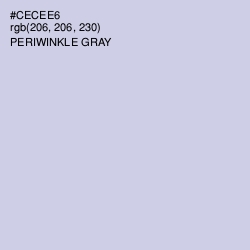 #CECEE6 - Periwinkle Gray Color Image